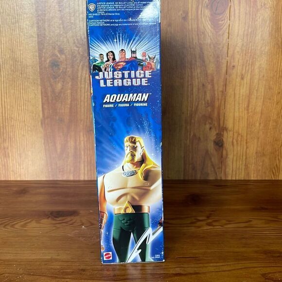 Justice League Aquaman DC Mattel Action Figure 10” New in box 2003 - Picture 5 of 6